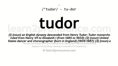 tudor at|tudor meaning.